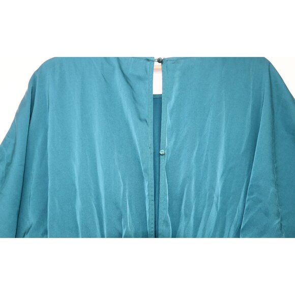 NWT Teal Emery Rose Sequin Romper With Short Dolman Sleeves & Tie Waist - Size M - Picture 11 of 11